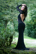 beauty woman in dress