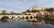 Cathédrale de Béziers et pont romain Cathédrale de Béziers et pont romain