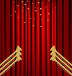 curtain and fanfare