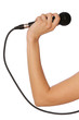 black microphone