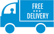 free delivery blue