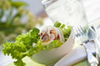 Delicious Thai egg salad with chilli and mango Delicious Thai egg salad with chilli and mango
