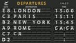 Video: Airport Departures Information Board Airport Departures Information Board