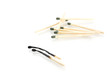 Photo: burnt and whole matches burnt and whole matches