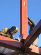 Welders working on construction site Welders working on construction site