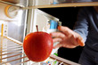 Apple on Fridge