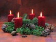 Adventsgesteck, 4. Advent