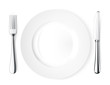 Vector: Plate knife and fork. Vector illustration. Plate knife and fork. Vector illustration.