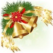 Campane di Natale Angolo-Christmas Bells Corner-Vector