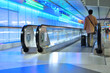 Laufband am Flughafen