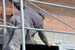 maurer bei arbeit