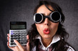 Photo: woman with calculator woman with calculator
