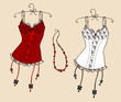Variety of sexy corsets