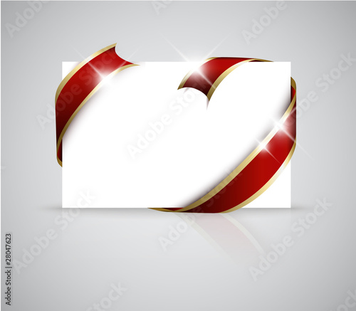 Vektor: Christmas or wedding card Christmas or wedding card