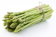 Sheaf of asparagus on a white background. Sheaf of asparagus on a white background.