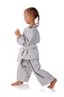 girl - karateka in kimono
