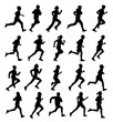 Running people