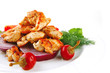 chicken meat and vegetables