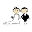 Wedding ceremony - bride and groom together for your design Wedding ceremony - bride and groom together for your design