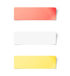 Sticker notes isolated