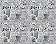 seamless school pattern