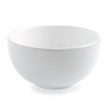 White ceramic bowl on white background White ceramic bowl on white background