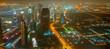 Panorama of down town Dubai city - UAE
