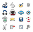 cartoon web icon