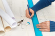 Photo: Architect at work Architect at work