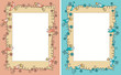 baby photo frame with birds