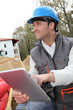 Supervisor on construction site