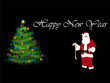 happy new year card - vector