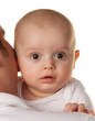 Vater mit Baby
