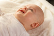 Gesicht eines weinenden, traurigen Babys