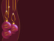 Fröhliche Weihnachten (violett)