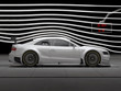 Motorsport Rennwagen im Wind Tunnel test