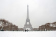 Tour Eiffel sous la neige - Paris Tour Eiffel sous la neige - Paris