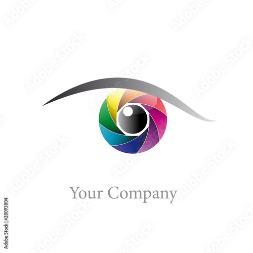 Vector: Logo rainbow eye, iris (vector) Logo rainbow eye, iris (vector)