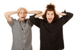 Two frustrated men