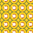 Seamless texture -  pigeon on a floral background