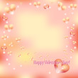 Beautiful Valentine's Day greeting card with hearts Beautiful Valentine's Day greeting card with hearts