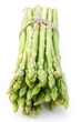 Sheaf of asparagus on a white background. Sheaf of asparagus on a white background.