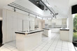 Modern white kitchen