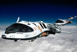 spaceship above the clouds the long line spaceship above the clouds the long line