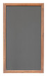 Notice black board cutout