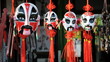 Beijing opera masks in chinese market Beijing opera masks in chinese market