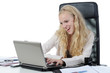 Photo: Blonde in the office Blonde in the office