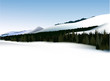 Winter mountain landscape Winter mountain landscape