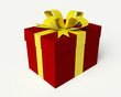 Rotes Geschenk
