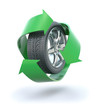 Recycled tire